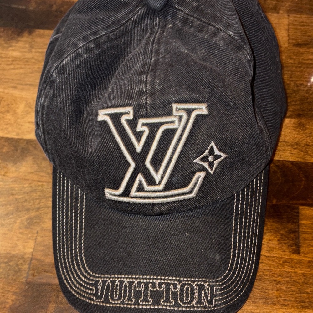 Louis Vuitton Charcoal Logo Cap